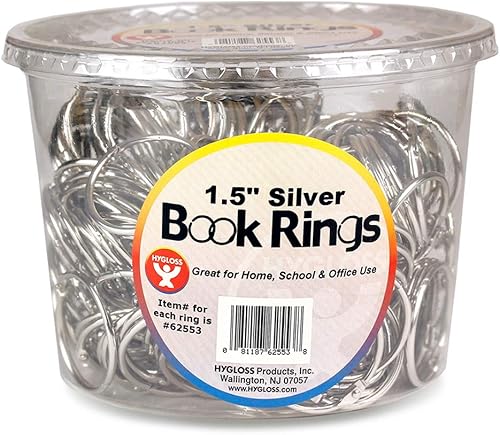 Vista 23 de Hygloss Products, Inc Hygloss Products - Anillos para libros, 2 pulgadas Variado