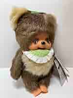 ビンテージ タヌタヌ モンチッチ monchhichi 3231 モンチッチ monchhichi | . タヌタヌの頭の葉っぱがー… 紅葉した