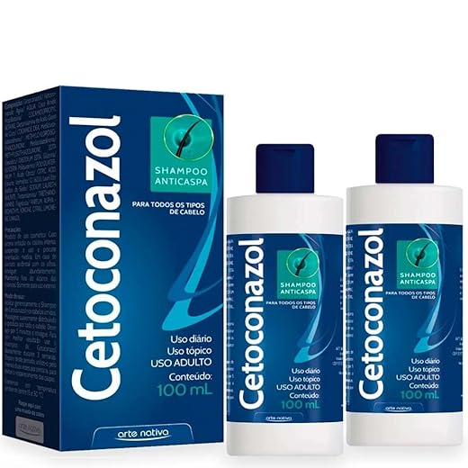 Kit 2 Shampoo Anticaspa 100ml Combate a Caspa com Potência, Coceira e Dermatite Seborreica desde o Primeiro dia de Uso