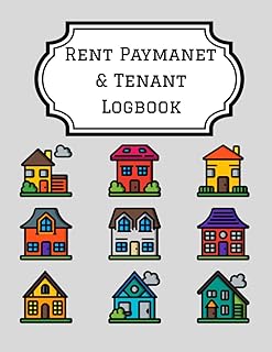 Rent Payment And Tenant Logbook: Rental Property Manager