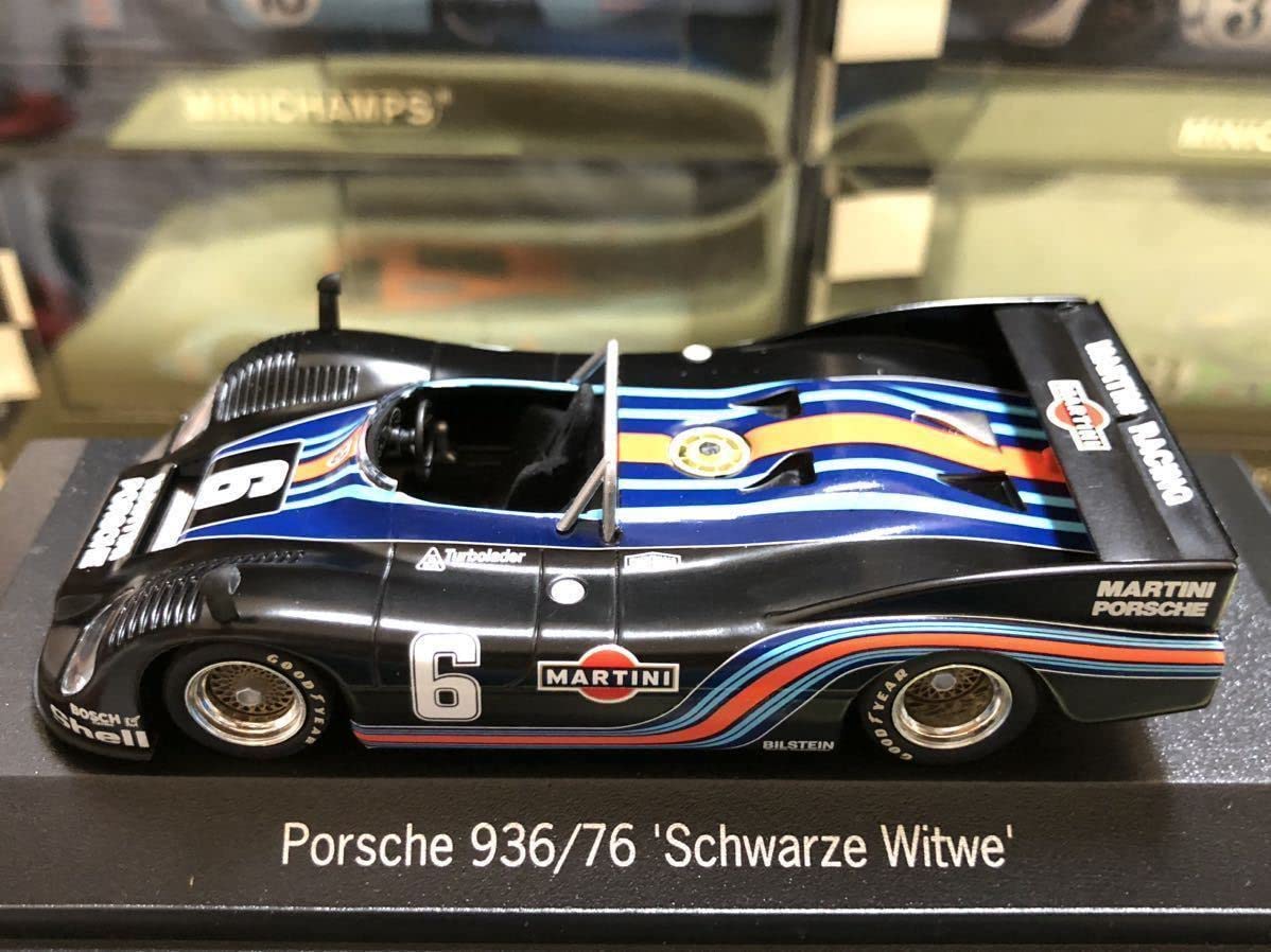 Amazon.co.jp: MINICHAMPS 1/43 Porsche 936/76 'Schwarze Witwe' #6