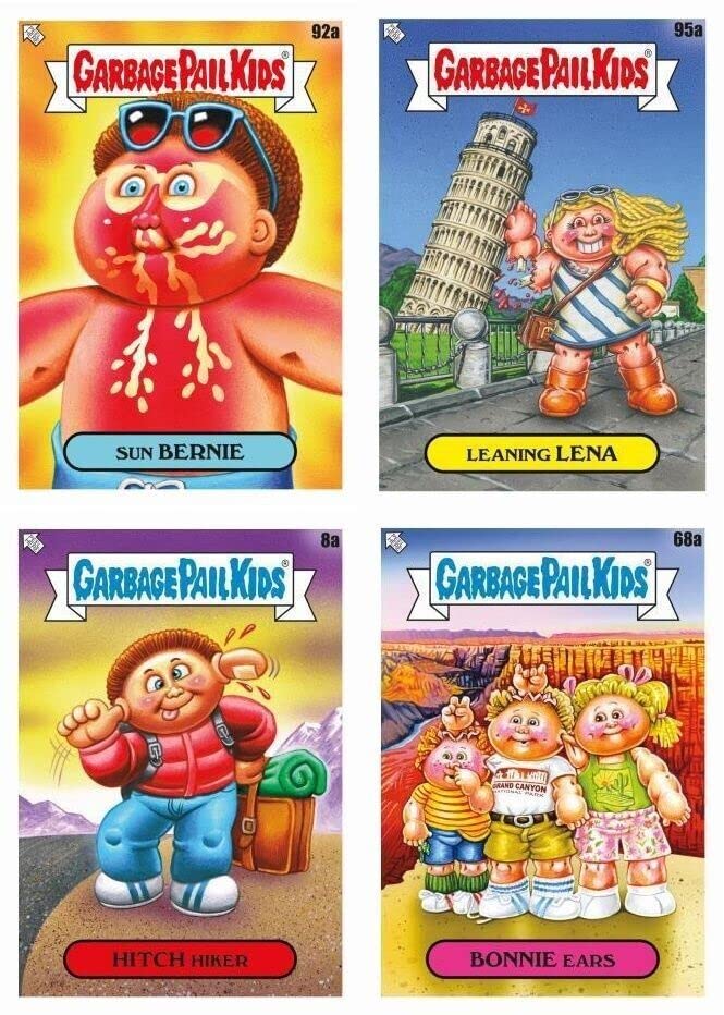gpk go on vacation rare cards 2023 Topps Garbage Pail Kids: GPK Goes on Vacation Checklist