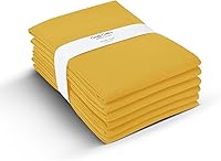 Vista 3 de Toallas de cocina de algodón clásico amarillo mostaza, para secar pintura en aerosol, sublimación, bordado, costura de 18 x 28 pulgadas, sin