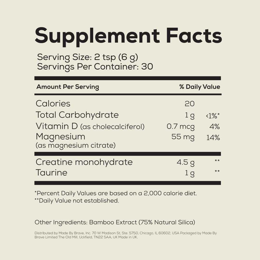 Ancient + Brave True Creatine+ Powder 6.34oz, 30 Servings — Amazon image 5