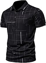 LAOSU Men's Polo Short Sleeve Large Size Streetwear Spring Summer Beautiful T-Shirt Fashion Tops Printed Sports Cheap Casual Tee Shirt Casual Comfort Chic Button Down Collar Vintage Golf Tops