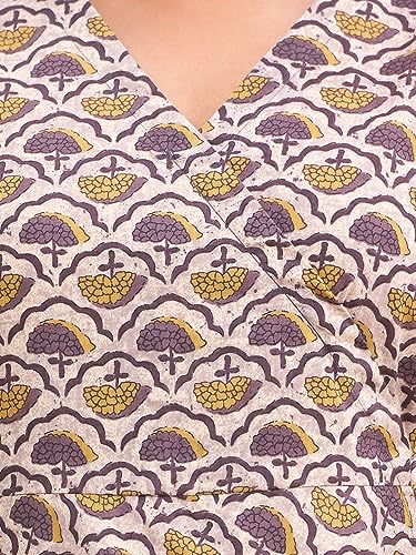 Image of feranoid Women Cotton Angrakha Kurti