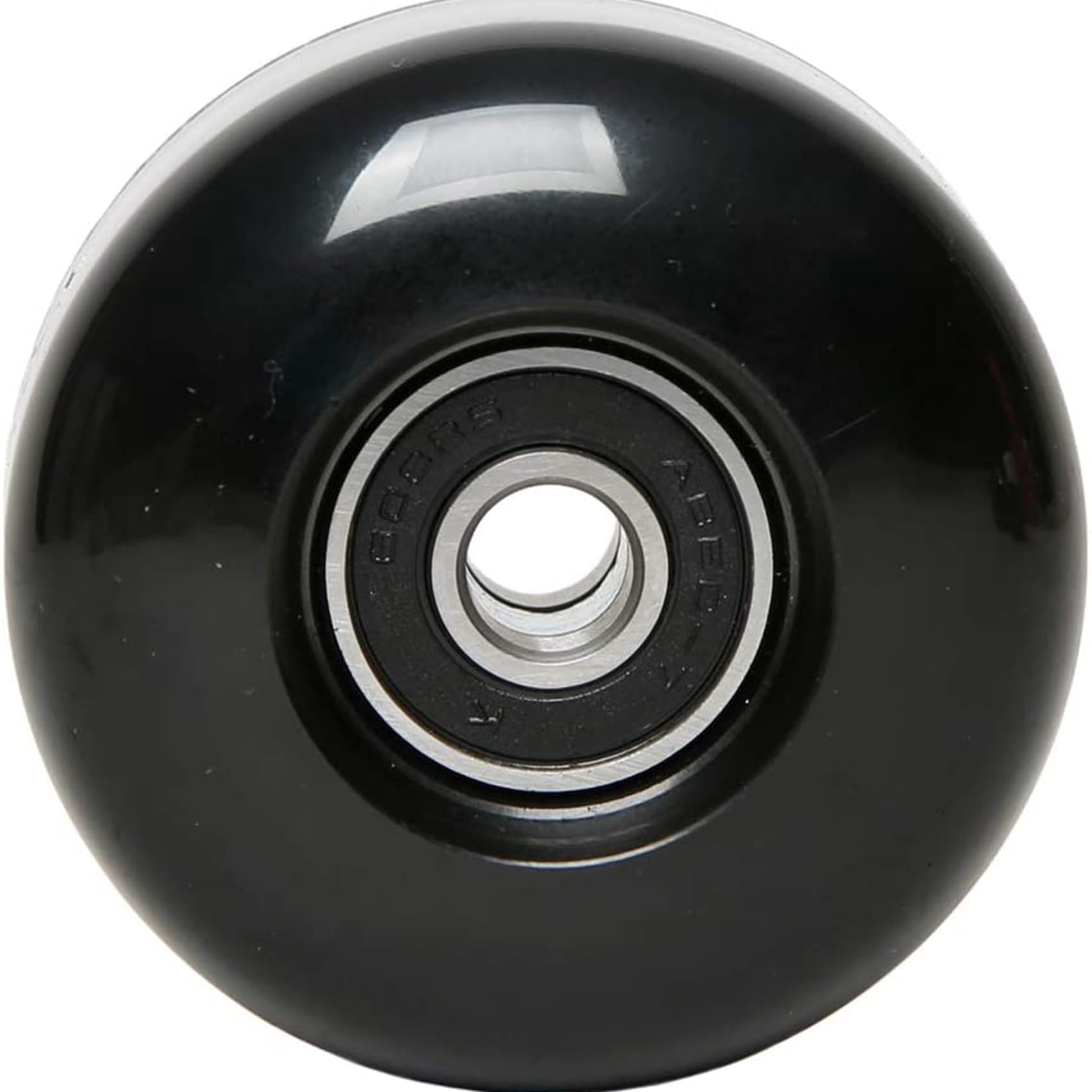 Ruedas de Skate con Rodamientos Ruedas de PU de Calle de 52X30 mm Piezas de Skate Ruedas de Crucero Longboard (Juego de 12) Negro