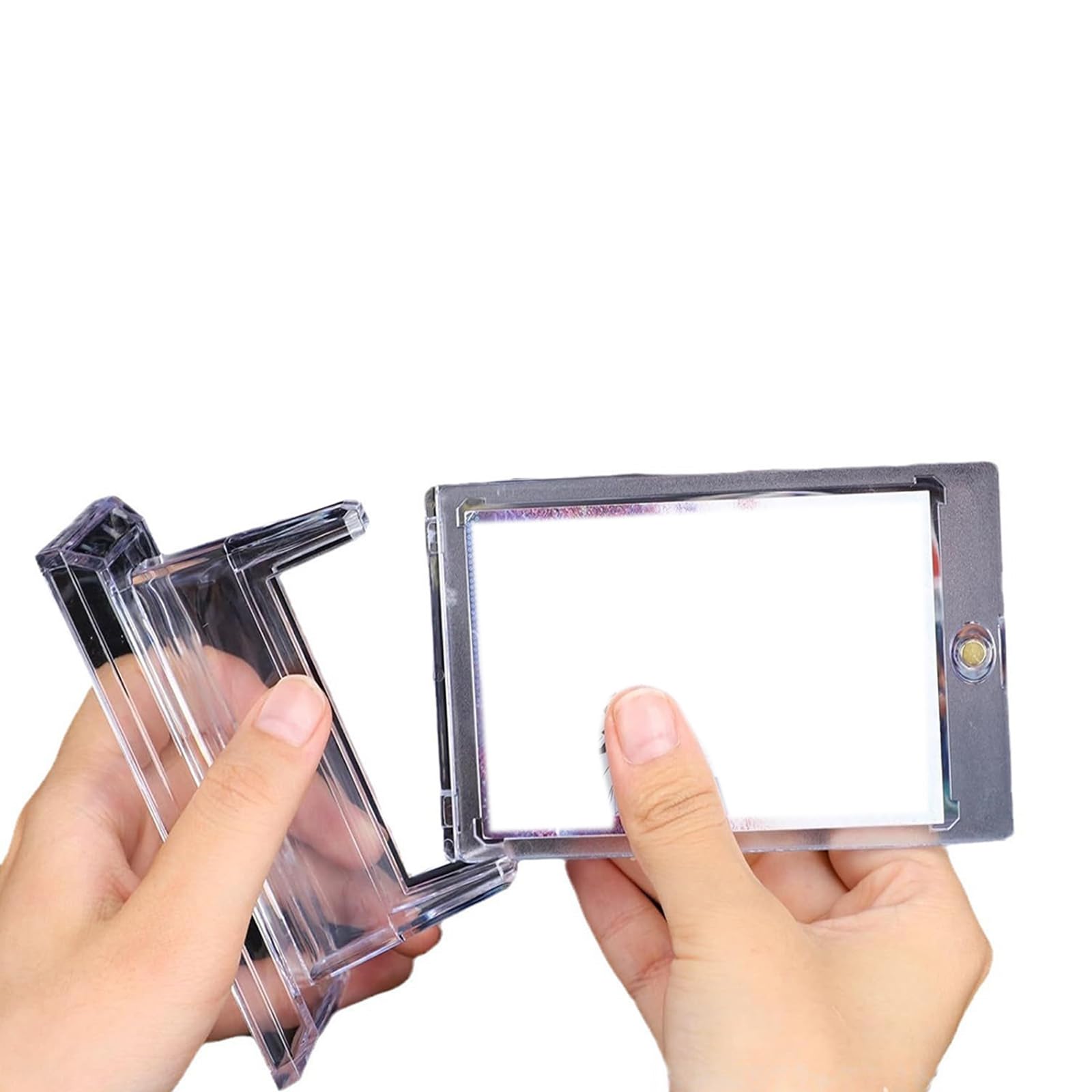 Porte-Cartes en Plastique Compact avec Fermeture magnétique et pour Un Affichage Facile