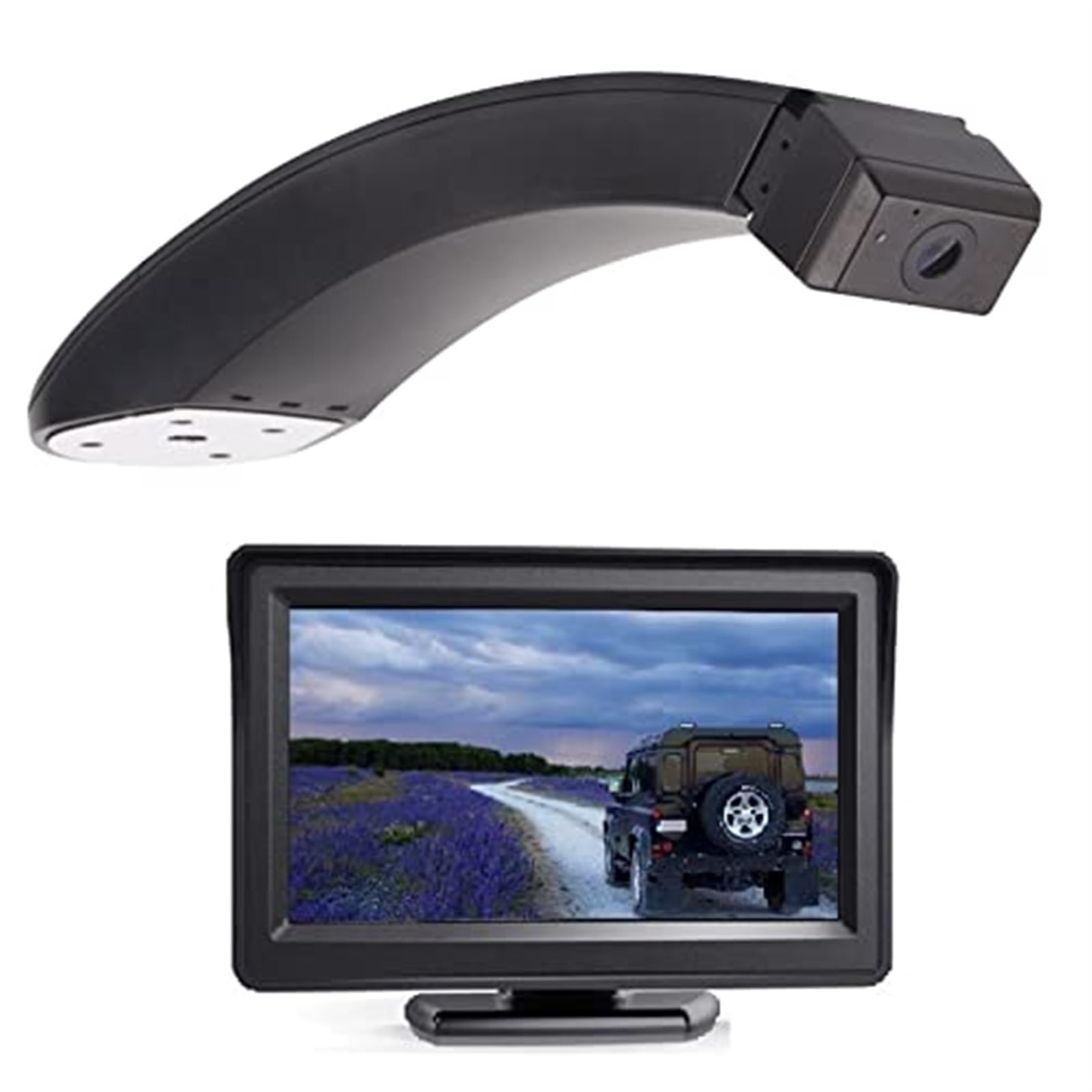 Kamera HD 3. światła stopu +5 monitorów, do Forda, Transit Connect Wagon XLT Transporter Minivan 2014-2017 Kamera tylnego światła stopu samochodu