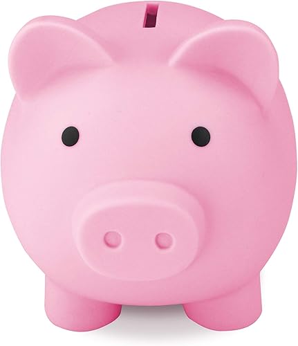 Miniatura 2 de Alcancía para niños, gran capacidad, de plástico, con bonito diseño de cerdo, para guardar monedas, el mejor regalo de cumpleaños para niños y niñas