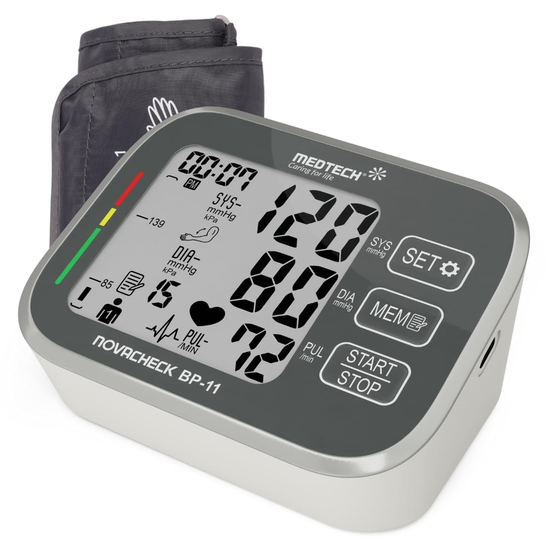 MEDTECH® BP11 Fully Automatic Portable Digital Blood Pressure Monitor with Smart MDD Technology - Cuff Size - 22-42cm-picture-21