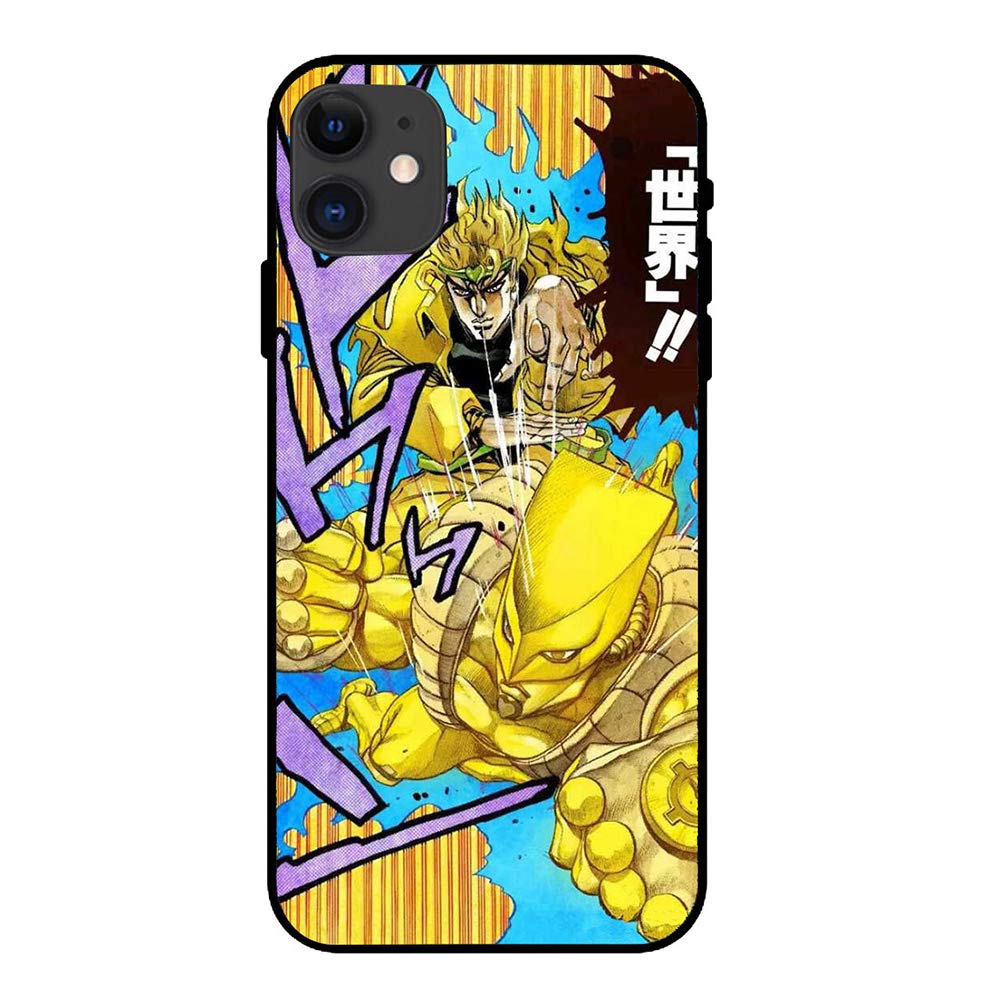 JoJo's Bizarre Adventure,iPhone 11 6.1 Case iPhone 11 Pro5.8case iPhone 11 Pro Max 6.5 Case Part Brando TPU Anime Case-a