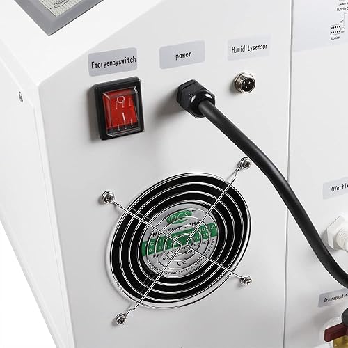 Miniatura 6 de Humidificador Ul-trasonic, humidificador industrial pulverizador enfriador humidificador resistente con ruedas, humidificador atomizador comercial