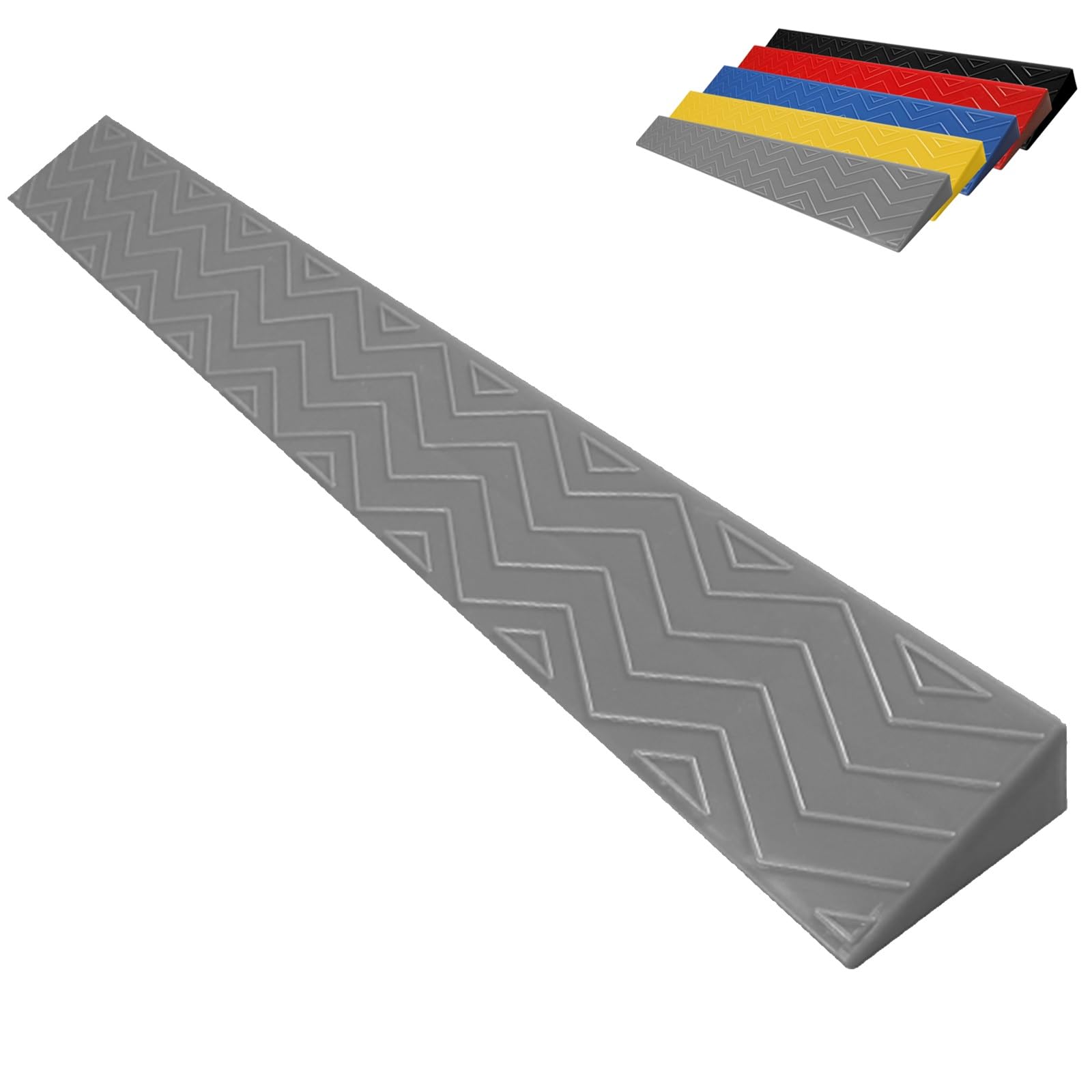 Rampe de seuil portable et robuste pour robot aspirateur et vélo gris