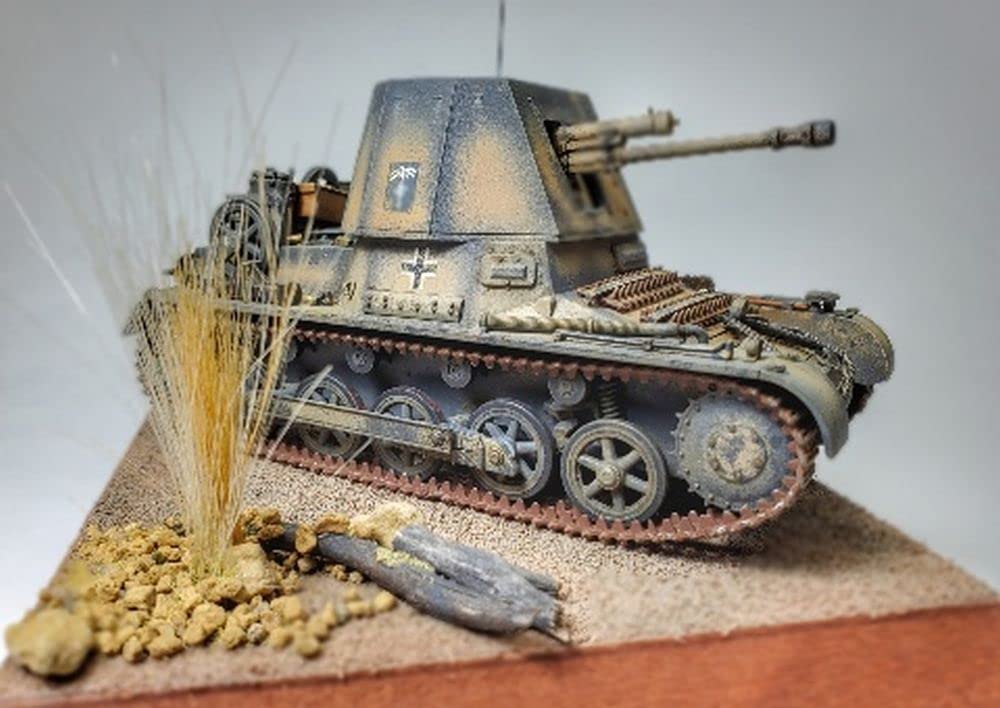 Italeri 6577S 1:35 Ger. Panzerjäger I, Modellbau, Bausatz, Standmodellbau, Basteln, Hobby, Kleben, Plastikbausatz, detailgetreu, Panzer Bausatz, Militär, Mehrfarbig