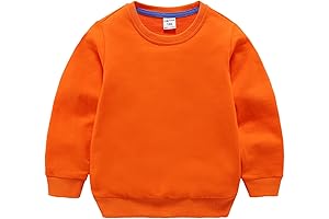 Cozy Crewneck Comfort for Toddlers: Solid & Soft Sweatshirt Companion