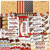 Candy & Bar Schokolade Mix Box | Verschiedene Leckereien | Kinderschokolade | Party Mix | Süßigkeiten Mix | ausgefallenes Geschenk | Ostern