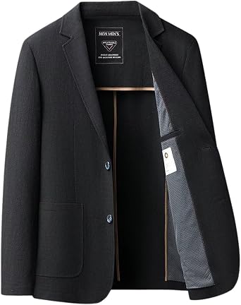 Tailored Jacket, Mens, Spring/Summer, Breathable, Summer Jacket, Plain, Summer Clothes, Sweat Absorbent, Quick Drying, Casual, Gentleman