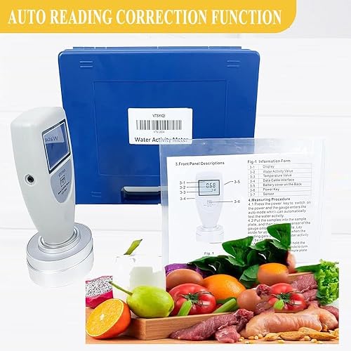 Miniatura 6 de Monitor AW del analizador del medidor de actividad del agua de la comida con la exactitud ultra alta 0.02aw para el probador de verduras secas de la