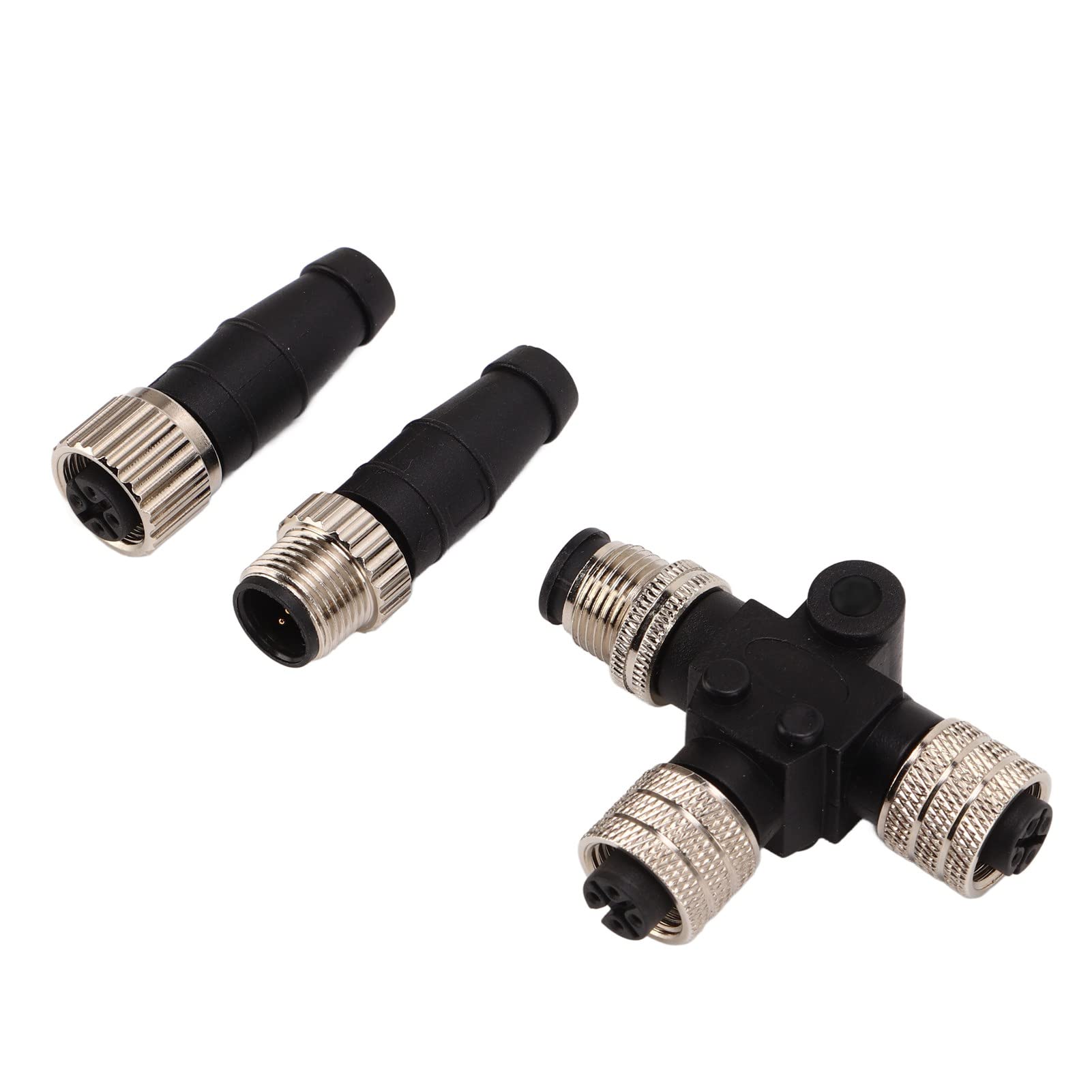 Connecteur NMEA 2000 à 90° – IP67, ABS/cuivre, 5 Broches, 22 AWG, Compatible Lowrance, Simrad, B&G, Navico