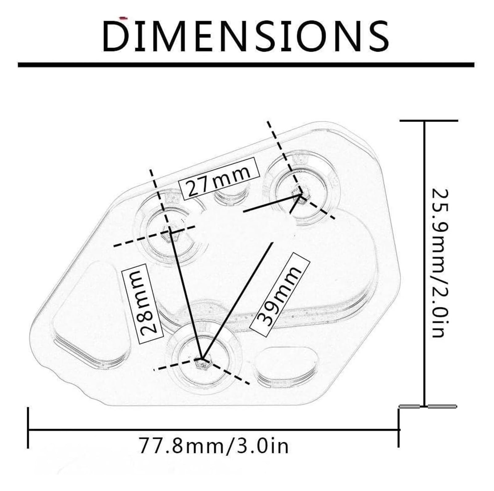 Cavalletto Laterale Piede Per F800GT F800S F800ST F800R R1200S Hp2 Per Sport Moto CNC Cavalletto Piede Cavalletto Laterale Estensione Pad Piastra Di Supporto Ingrandire(51