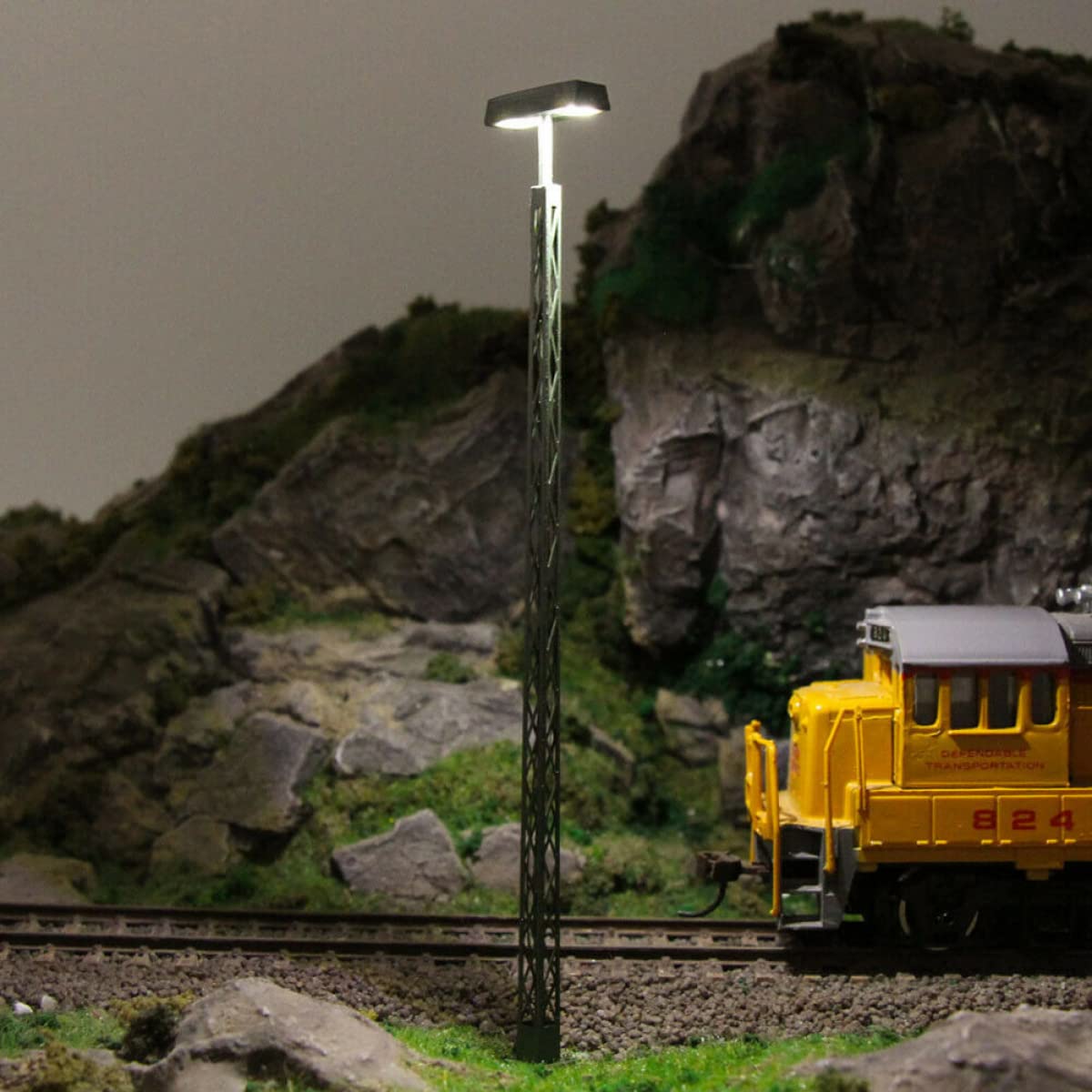 Faroles Tren Escala 1:87 5 Luces De Mástil De Rejilla Para Modelo