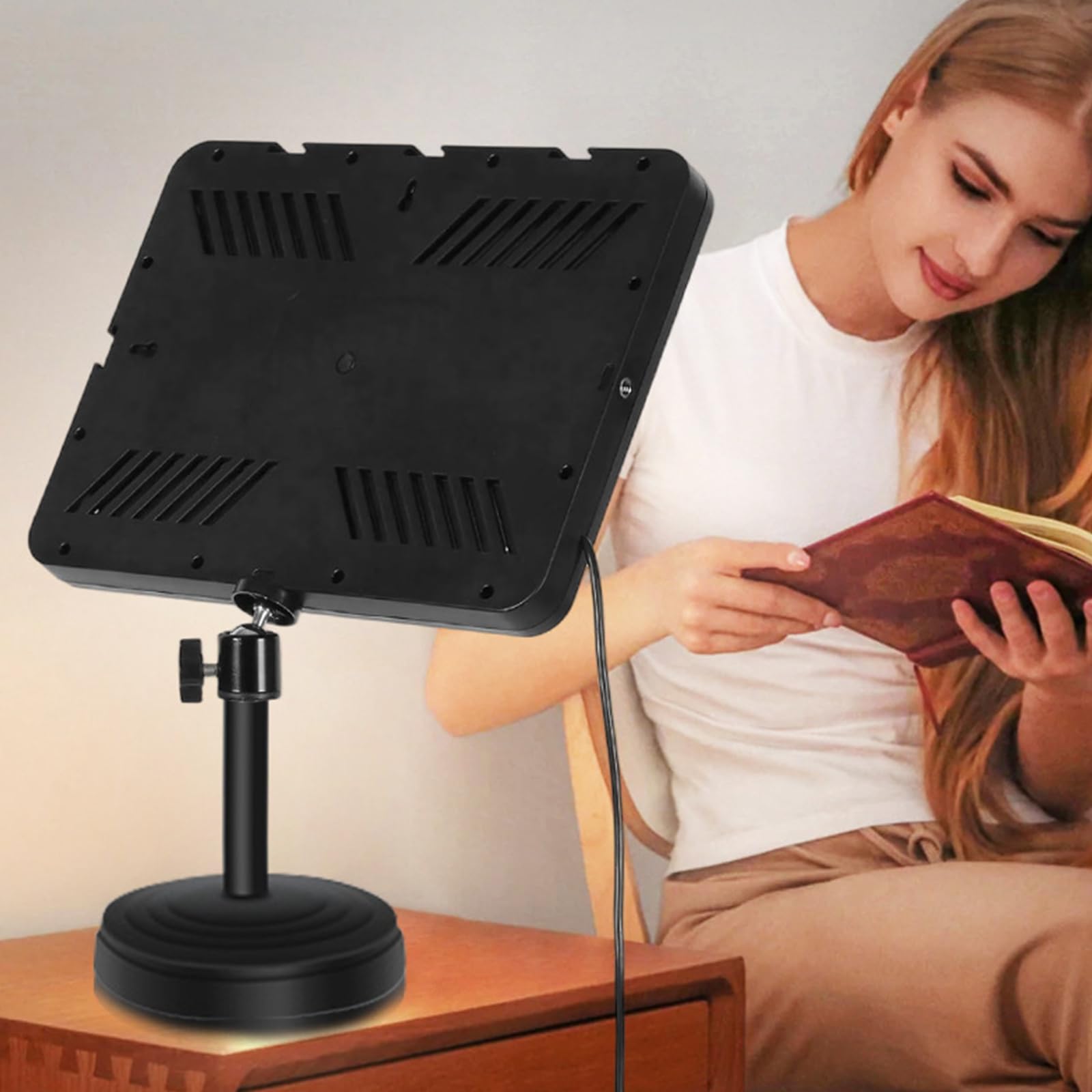 Pannello di illuminazione morbida portatile 10 livelli di oscuramento 3 modalità di luce con supporto treppiede da 1/4 di pollice per fotografia e creazione di video Pannello luminoso per fotografia