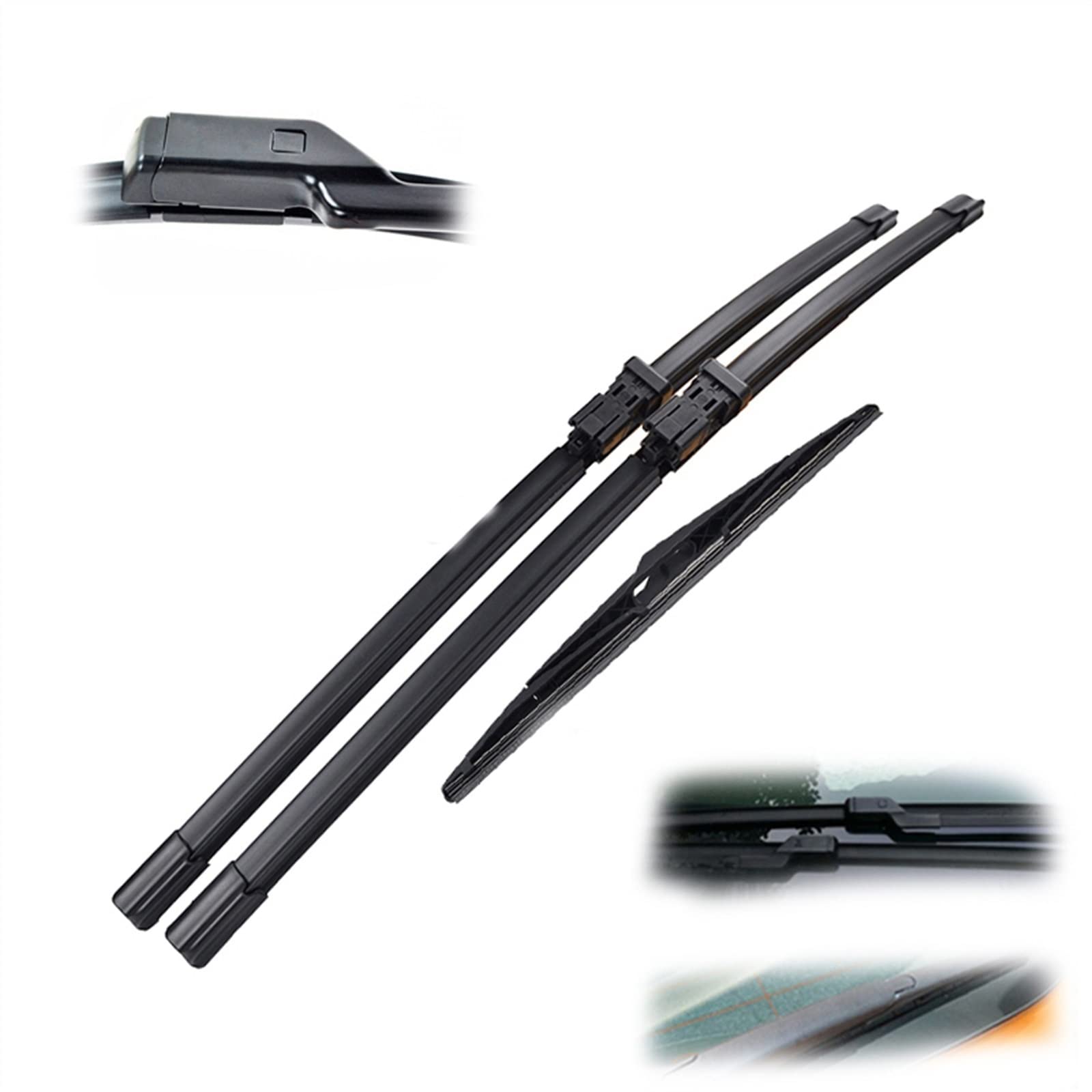 Parabrezza Parabrezza Spazzole Tergicristallo Auto Anteriore Lunotto Posteriore Tergicristallo per Ford per S-Max MK1 2009 2010 2011 2012 2013 2014 2015
