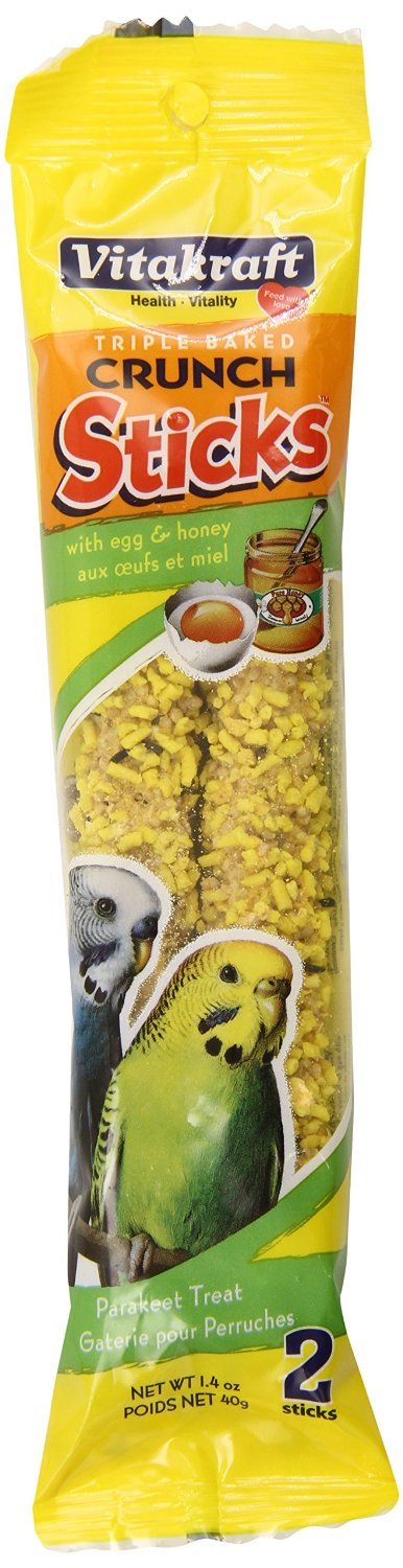 Vitakraft Parakeet Egg Sticks and 1.40-Ounce Bag