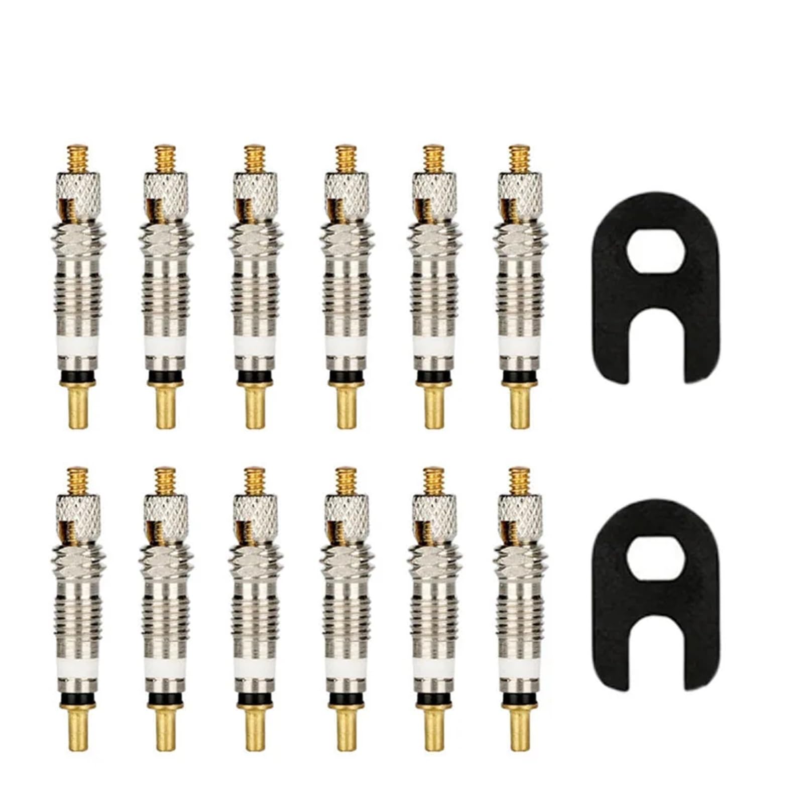 Bicycle Presta Tubeless Core Kit Removable Aluminum Alloy Stem Caps Bike(Kit 5)