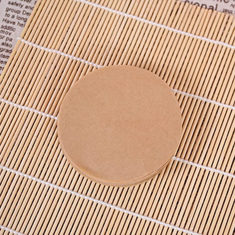 200 Pcs Unbleached Baking Paper 4 Inch Round Parchment Paper Nonstick Precut Cake Pan Liners Uses for Baking Small Cakes, Cookies, Bread, Pizza, Meat, Separating Frozen Patty