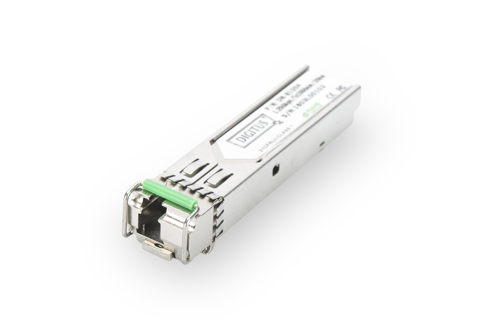 DIGITUS 1.25 Gbps SFP Module, Singlemode, BiDi, HP-comp. LC Simplex, Tx1550nm/Rx1310nm, up to 20km, HP