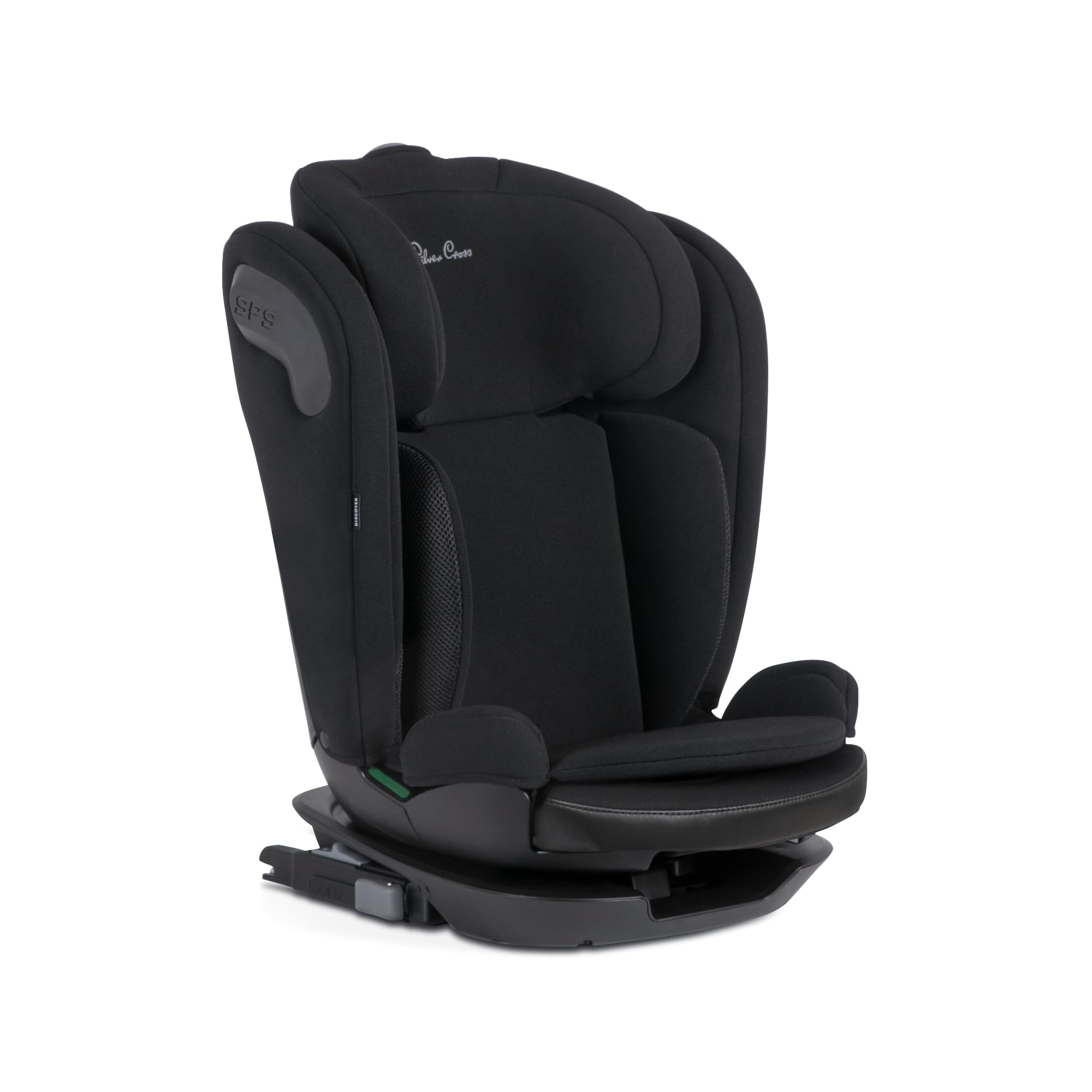 Essentials - Discover i-Size High Back Booster Seat - Isofix Car seat - Lightweight - Car Seat for 4 to 12 Years - Black