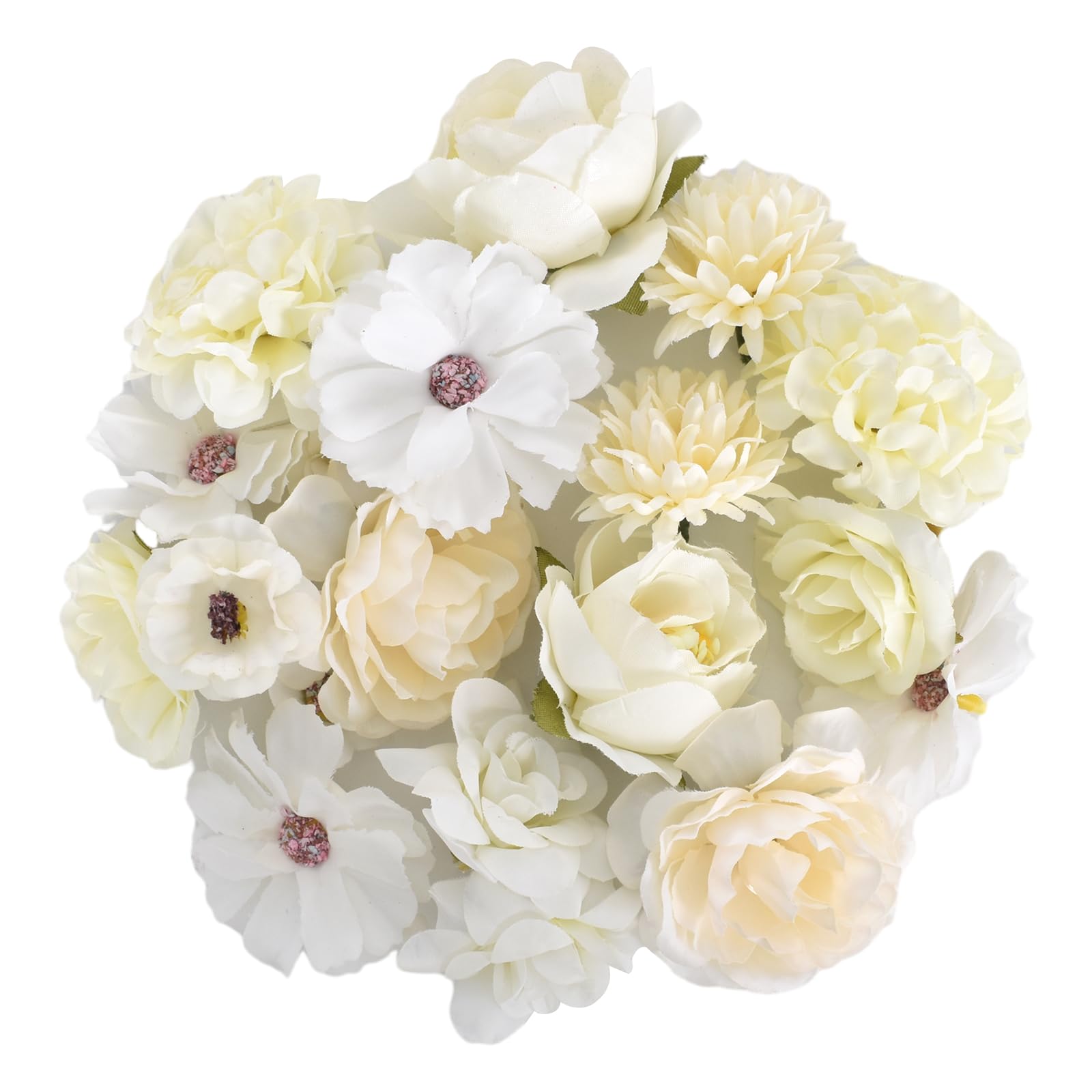 Fiori Artificiali Teste Di Fiori In Tessuto Di Seta Blu, Decorazioni Fai Da Te Per Bouquet Matrimonio, Centrotavola E Casa
