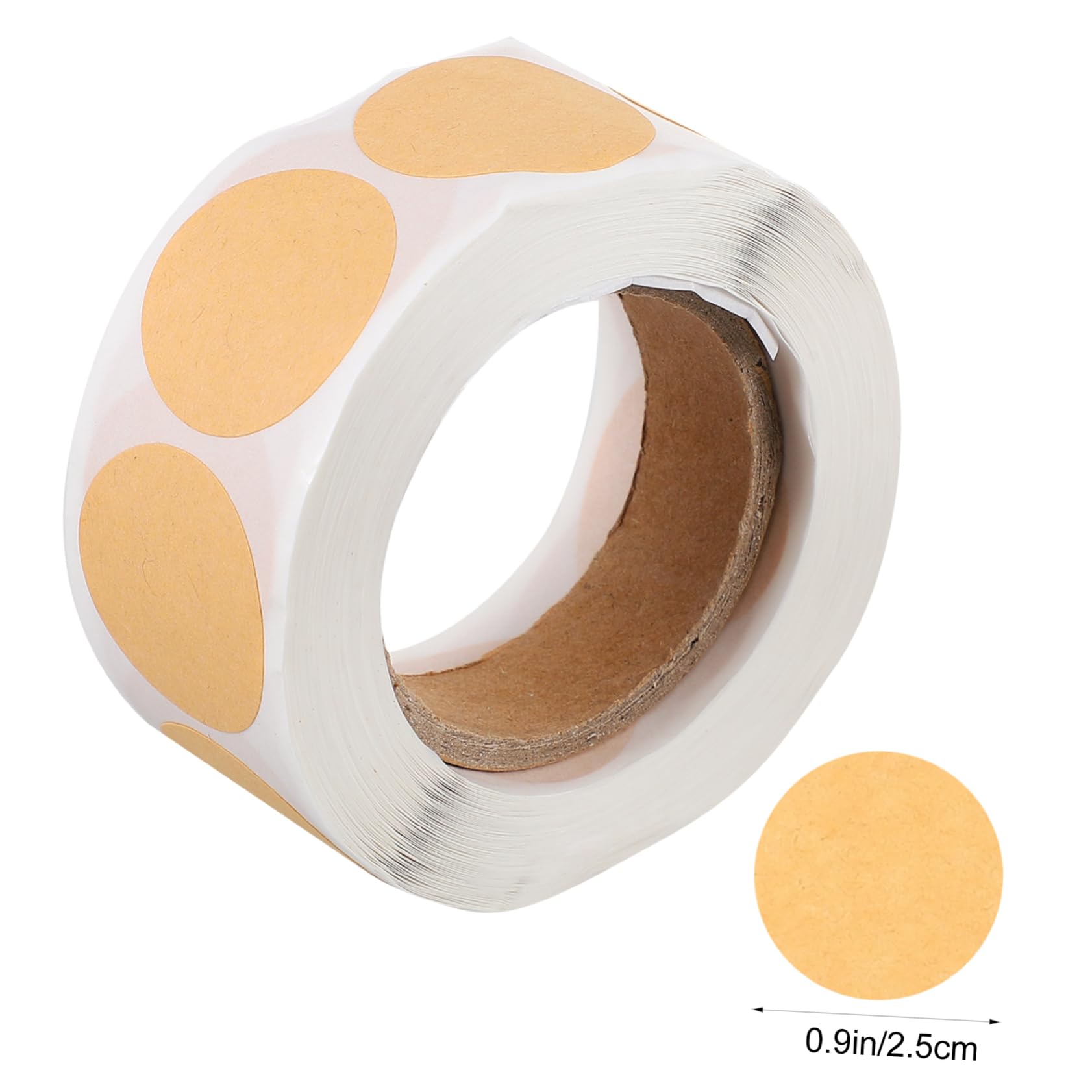 SHINEOFI 6 Etichette Adesive Rotonde Per Stoccaggio Da Adesivi Scrivibili Per Barattoli e Organizzazione Per Decorazioni e Regali Facili Da Applicare