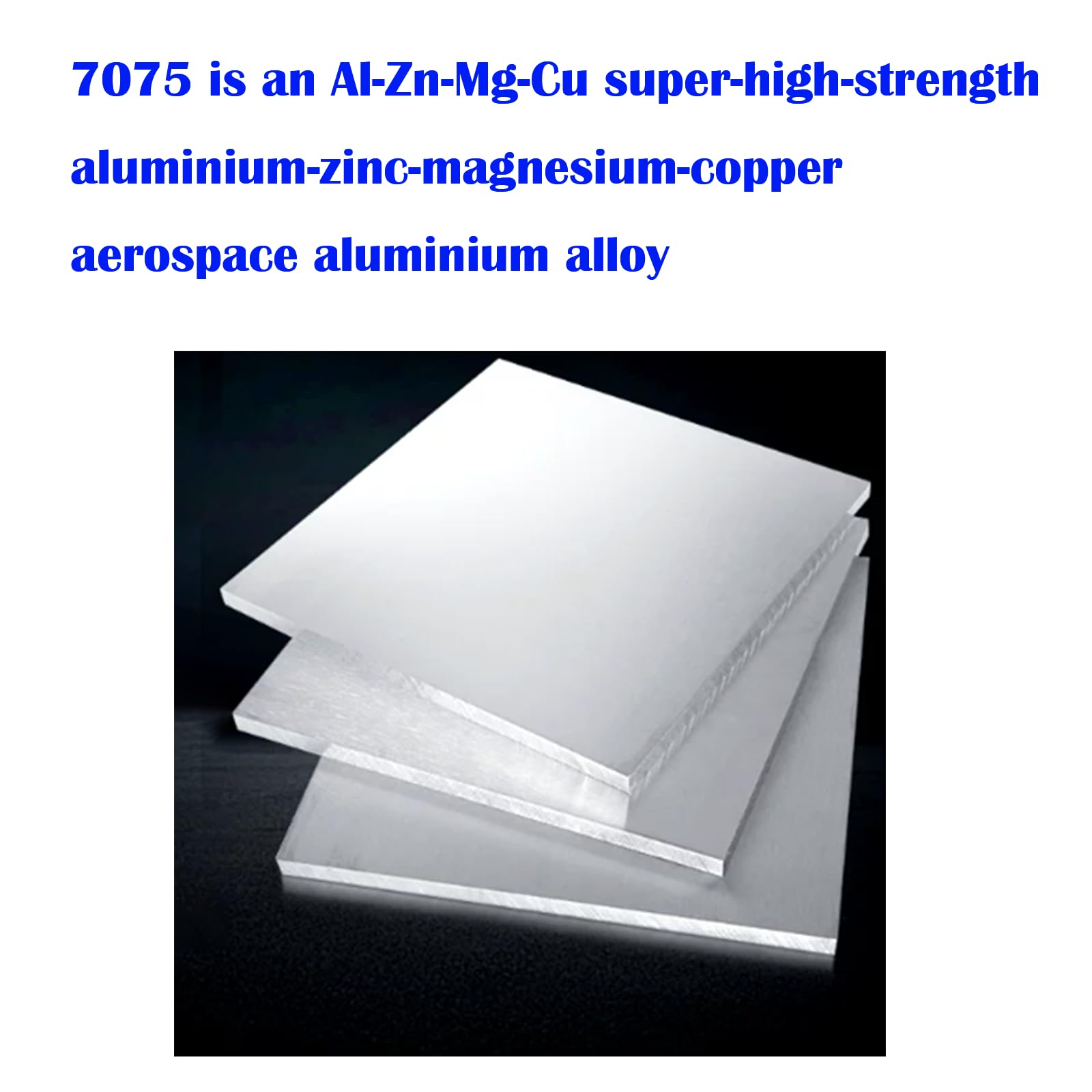 Chapa De Aluminio 7075, Material Metálico, Accesorios Metálicos Para Investigación Científica, Chapa De Aleación Aeronáutica Dura, Espesores Disponibles: 10 Mm/15 Mm (300mm*300mm*10mm*1pcs)