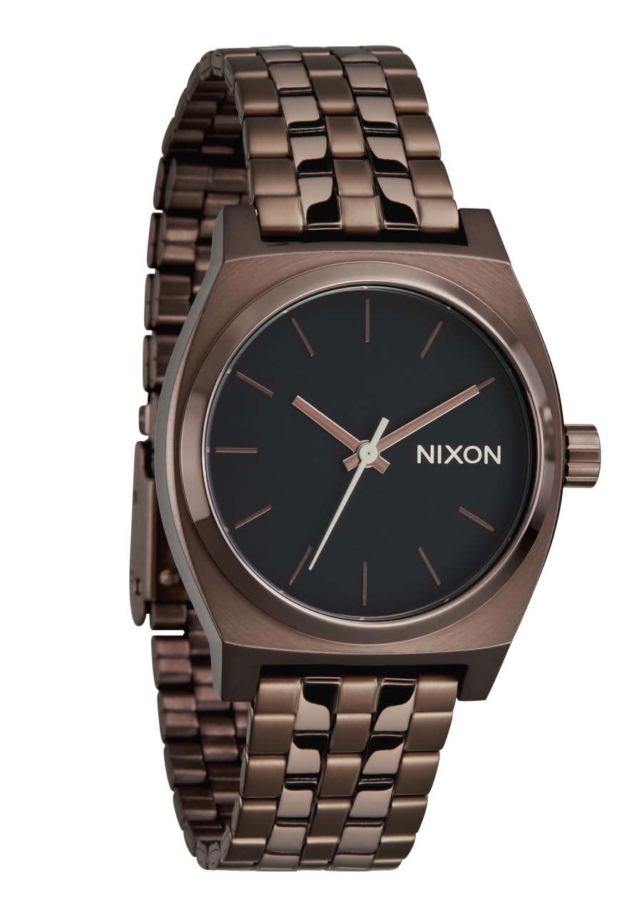 Nixon Medium Time Teller A1130. 100m Water Resistant Women’s Watch (31 mm Stainless Steel Watch Face)