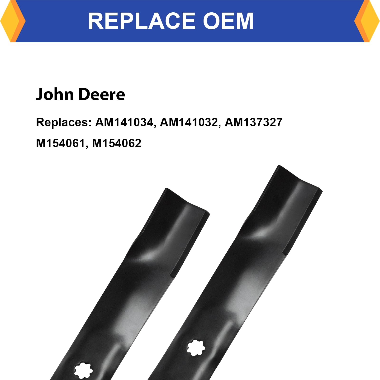 Llantas 5x120 Juego De Cuchillas Para Cortacésped John Deere - Modelos  D100, D110, D120, D130, Z225, Z235, D125 (42 Pulgadas) Repuesto Cortacésped  Deere, image size:1600x1600