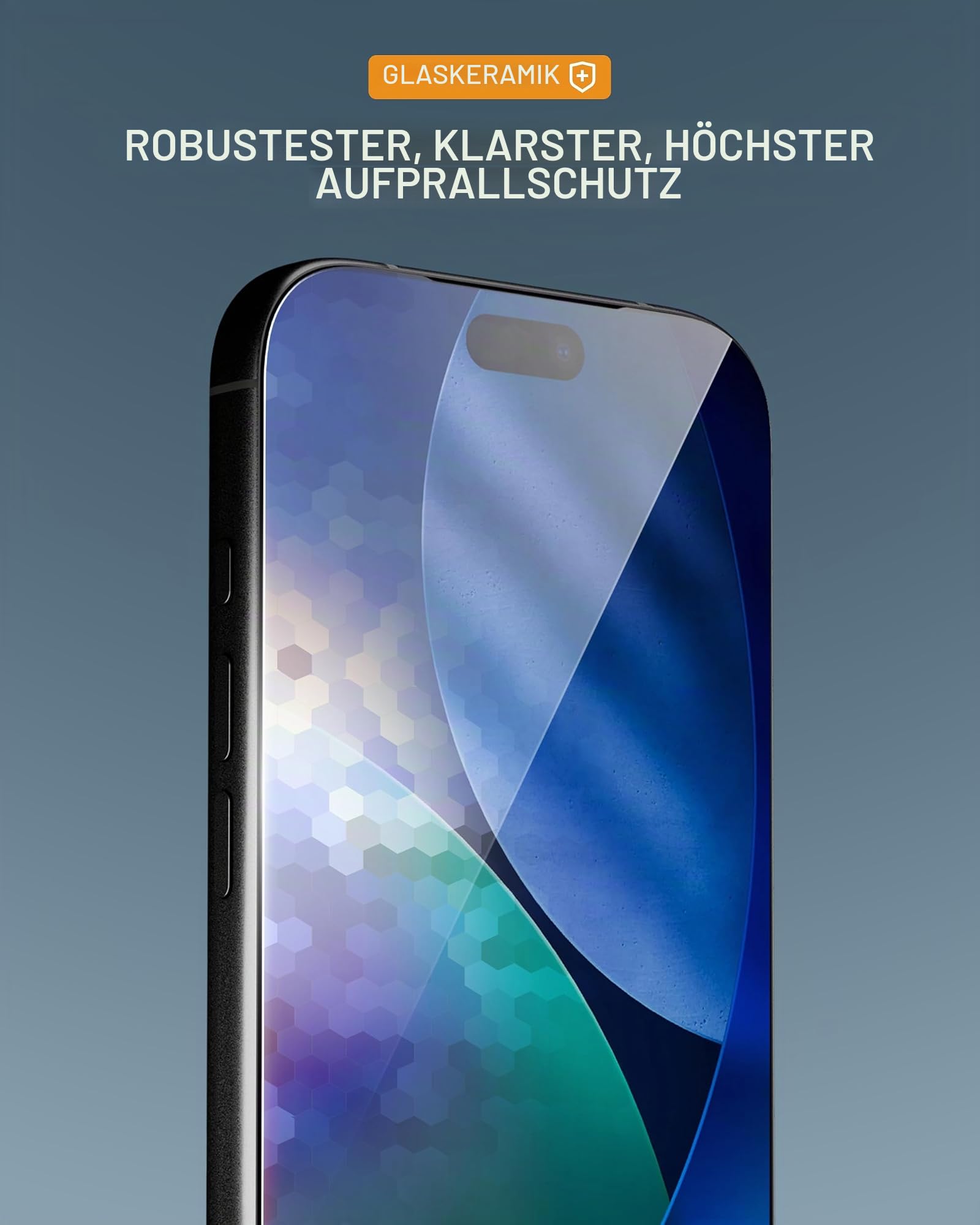 Mous Keramik-Displayschutzfolie kompatibel mit iPhone 17 Pro, Gehärtetes Glas, Bruchsicher