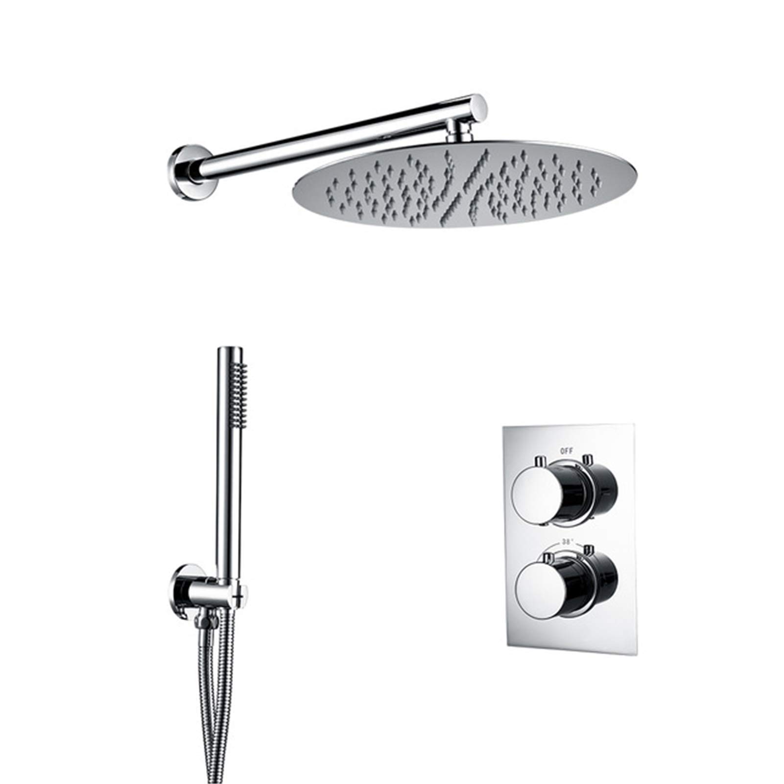 Sistema de ducha termostática para crear un spa de lujo en tu propio baño