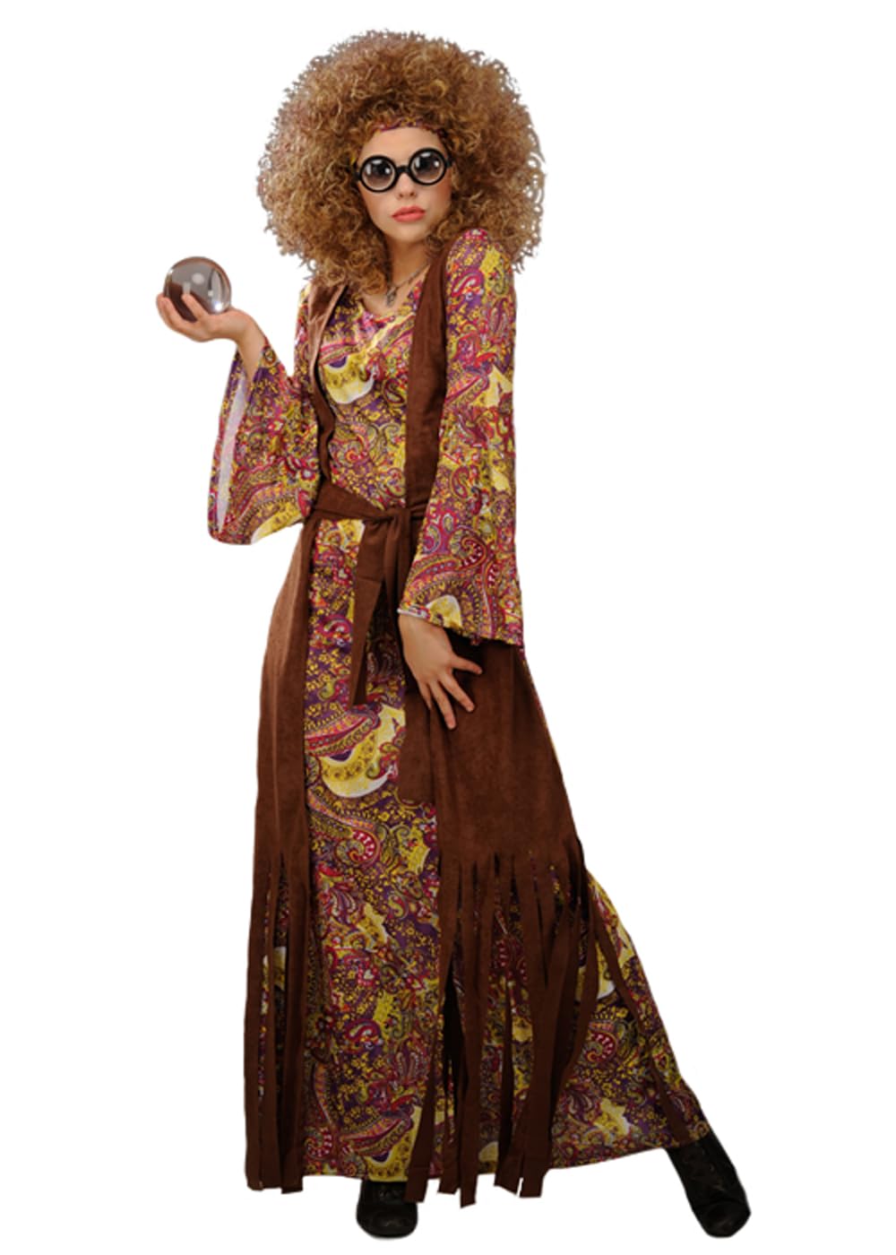 Struts Womens Sybill Trelawney Style Divination Teacher Costume with Wig (XL (UK 20-22))