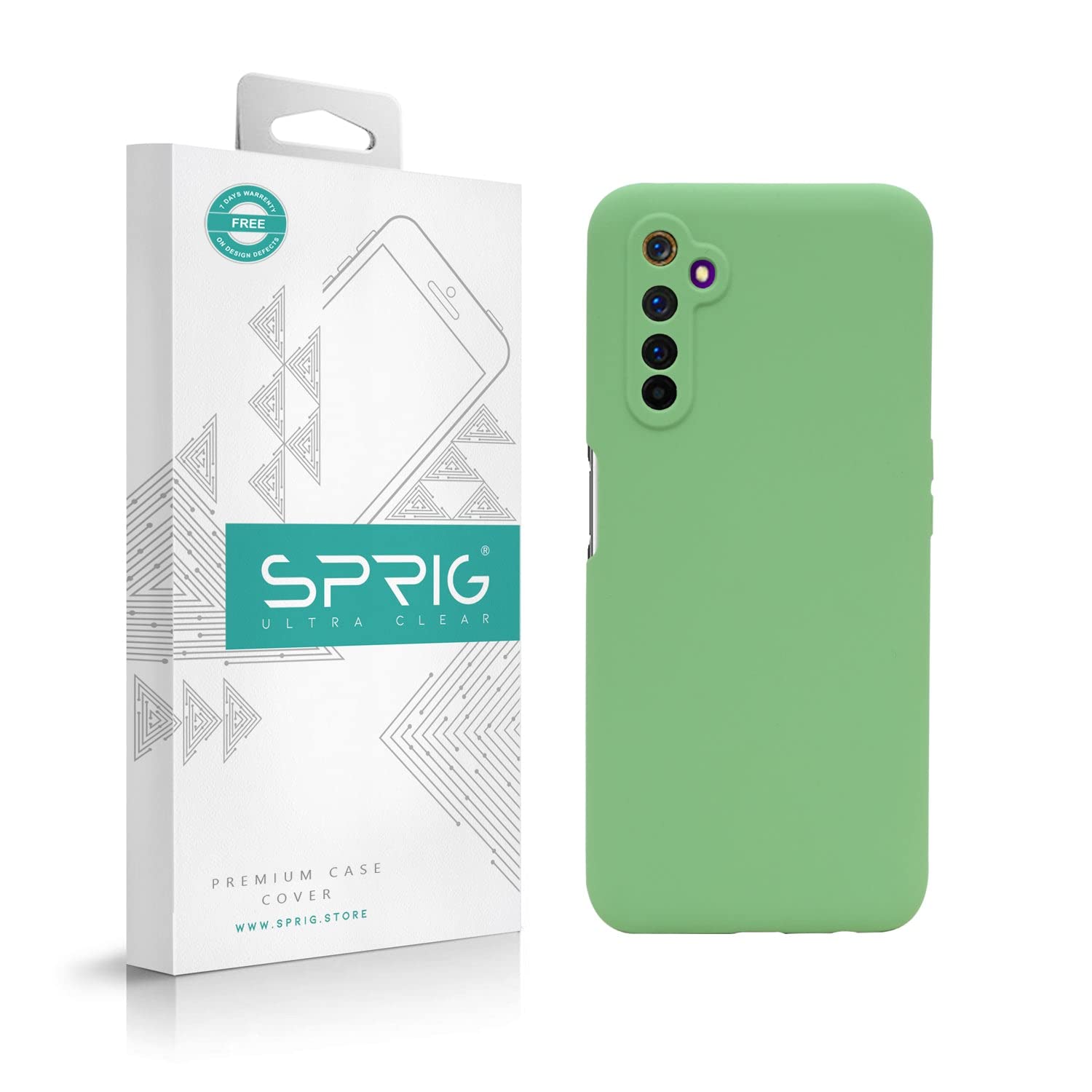 SPRIG Silicone Back Cover Case for Realme 6 Pro (Mint Green) (B09D9NDBK3) Amazon Price History, Amazon Price Tracker