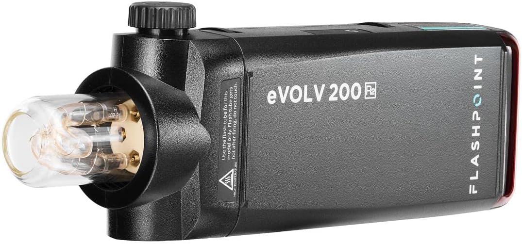 Flashpoint eVOLV 200 R2 TTL Pocket Flash with Barndoor Kit : Electronics
