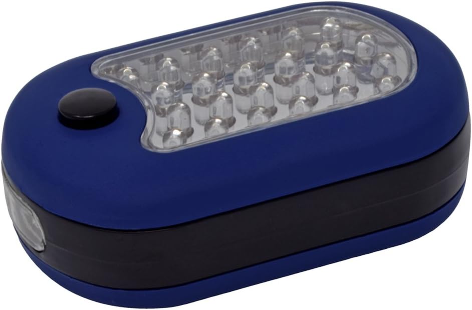 Evelots Magnetic Work Light - 6 Pack - 27 LED Lights - Swivel Hook - Closet, Under Cabinet, Car Repair, Emergency, Travel, Hiking, Camping - Super Bright
