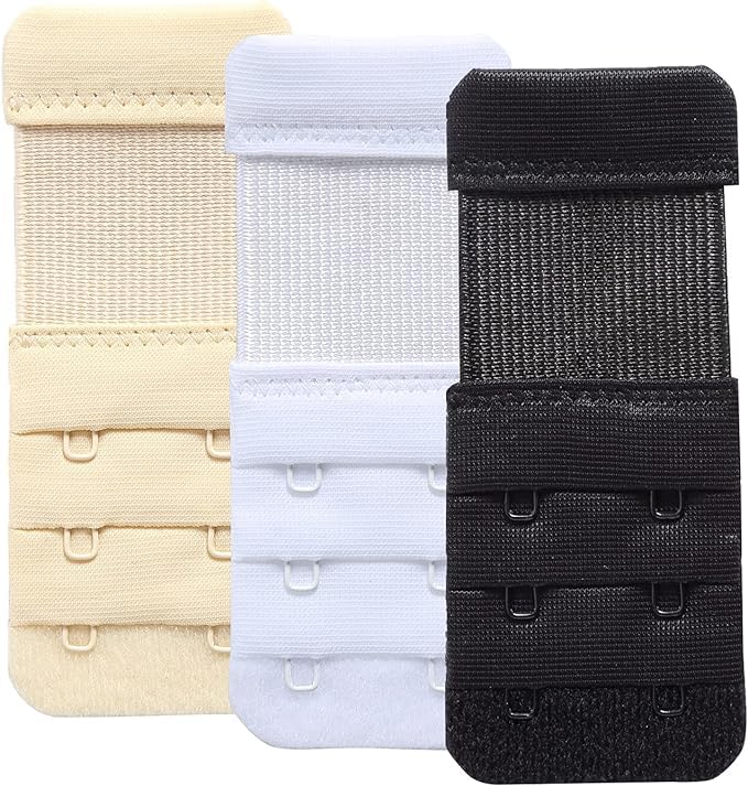 2 Hook Bra Extenders,Stretchy Soft and Comfortable Bra Strap Extender (Pack of 1).-image-21
