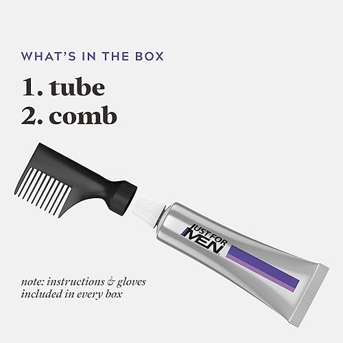 Miniatura 9 de Touch of Gray de Just For Men 1aplicación paquete de 3unidades paquete de de 1 Negro