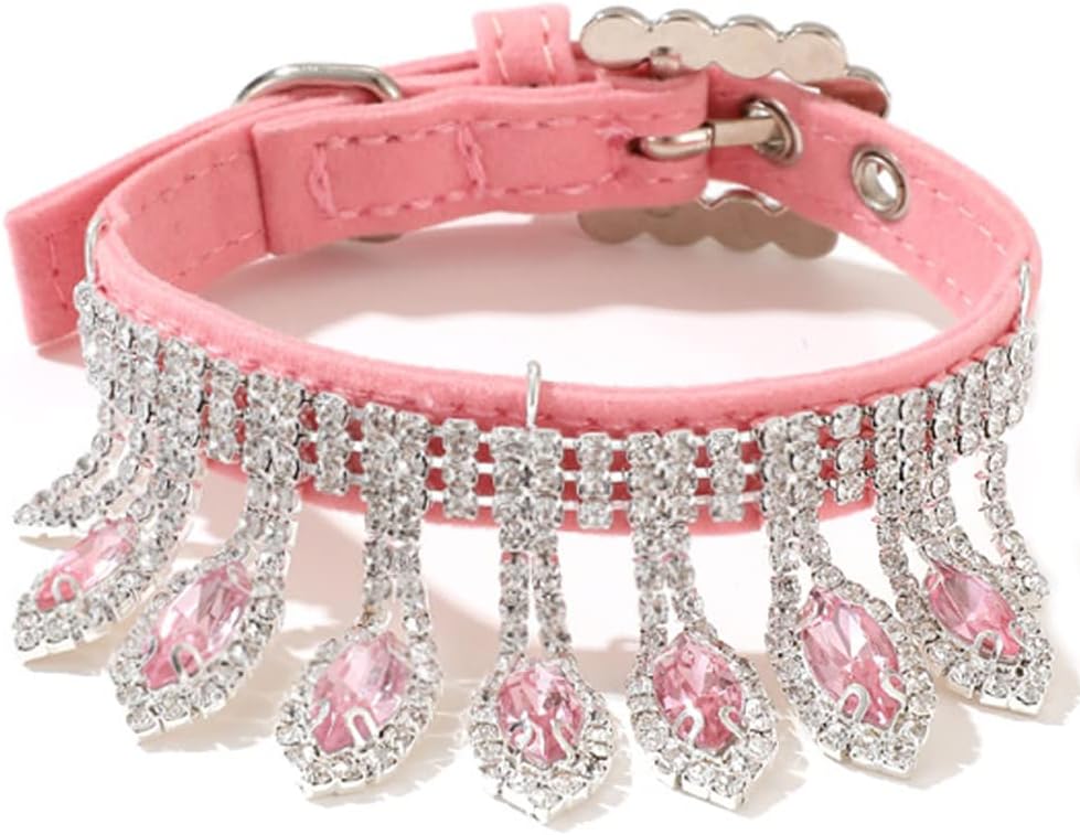 La La Pet® Adjustable Cat Diamond Collar Cat Rhinestone