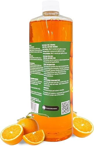 Vista 8 de Medina Limpiador de aceite naranja y concentrado desengrasante – Limpiador de aceite naranja multiusos, desengrasante limpiador de gabinetes