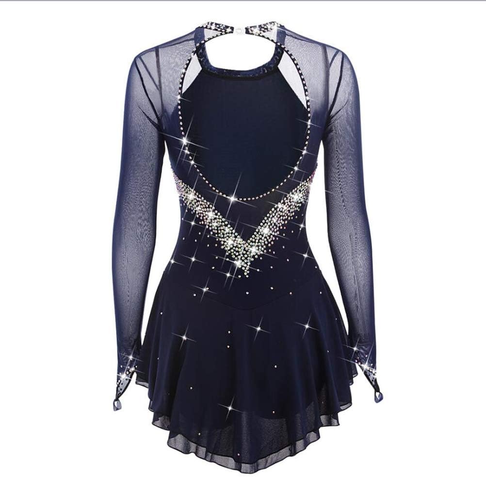 Professional Competition Suit Classic Figure Skating Dress Long Sleeve Ice Dance Gymnastics Performance Costume