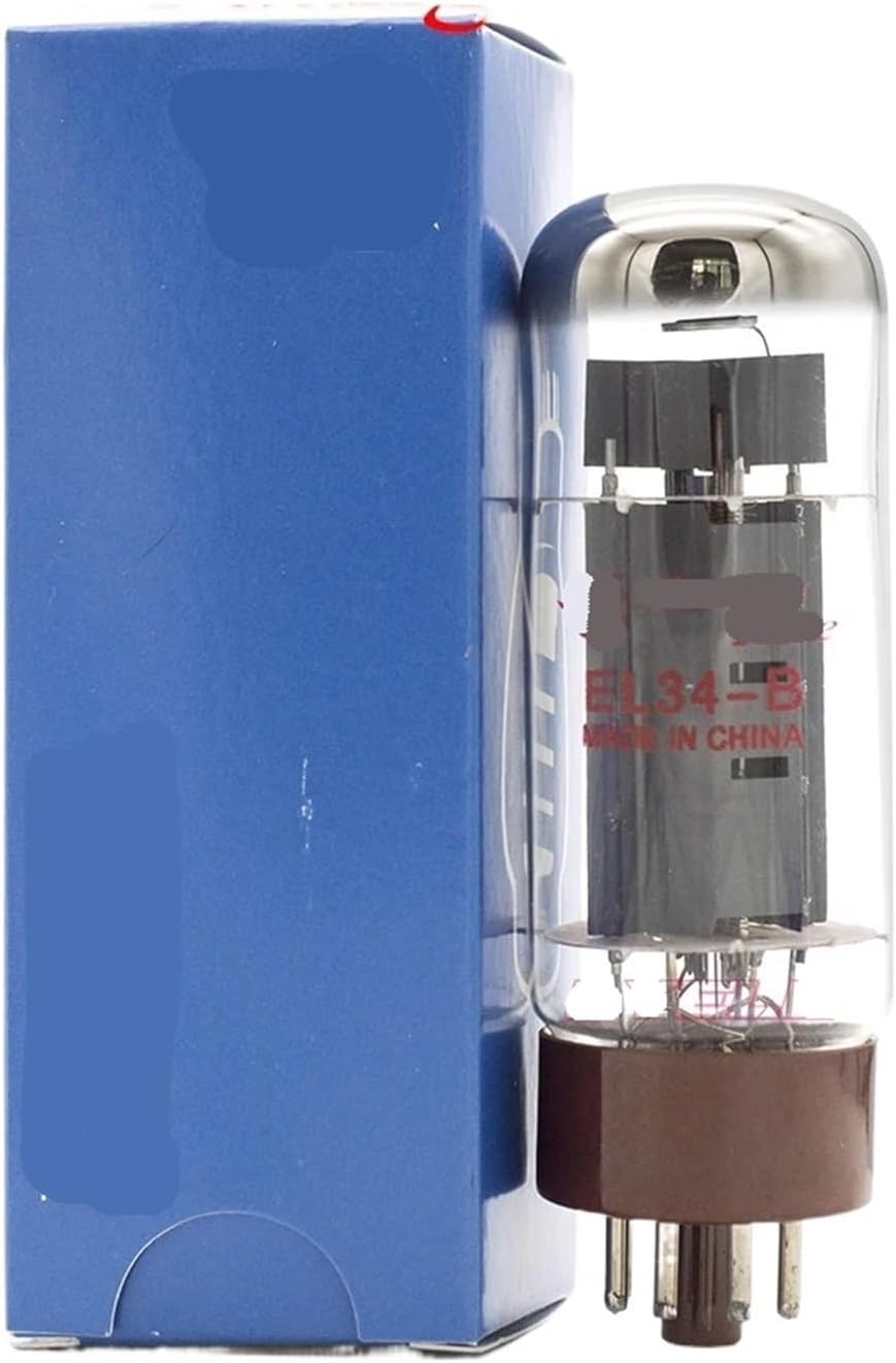 EL34B Tube Replaces 6CA7 EL34B 6P3P 5881 6550 KT88 EL34M EL34 Tube Amplifier HiFi Audio Amplifier(2 pcs)